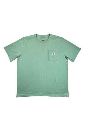 Carhartt Men's Relaxed Fit Short Sleeve Pocket T-Shirt in Green